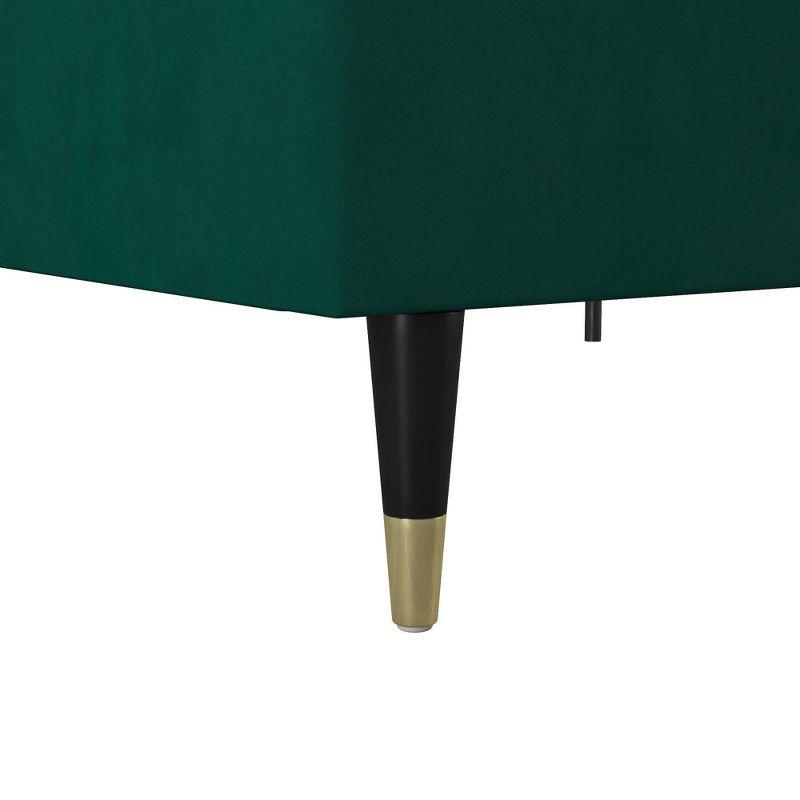 Audrey Upholstered Low Profile Platform Bed