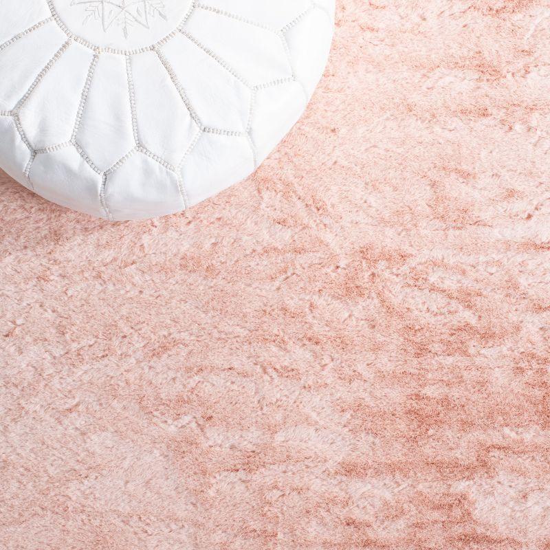 Faux Sheep Skin FSS515 Power Loomed Area Rug - Light Pink - 3'x5' - Safavieh.