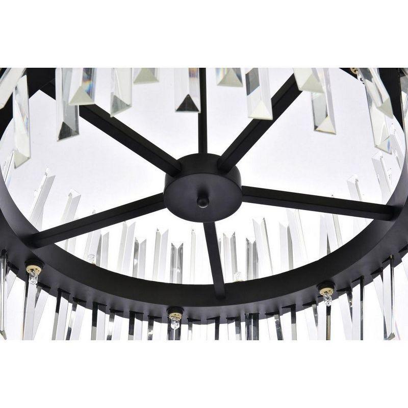 Elegant Lighting Serephina 14 - Light Pendant in  Black