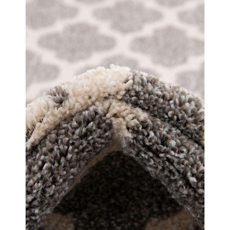 Unique Loom 5' 1 x 8' 0 Trellis Philadelphia Dark Gray Area Rug