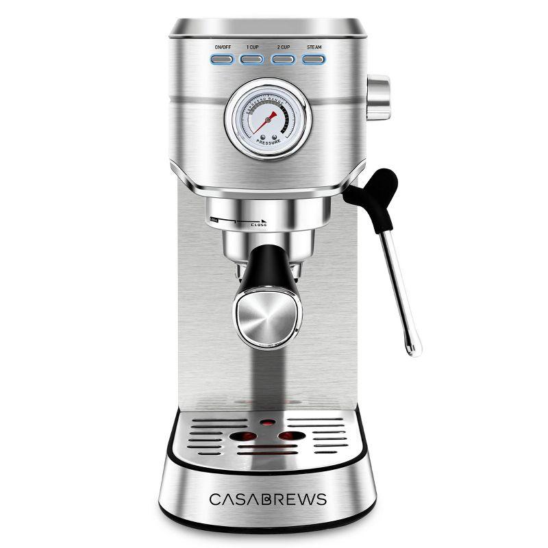 CASABREWS CASABREWS CM5418 20 Bar Espresso Machine Coffee Maker W/ Powerful Steam Wand Stainless Steel