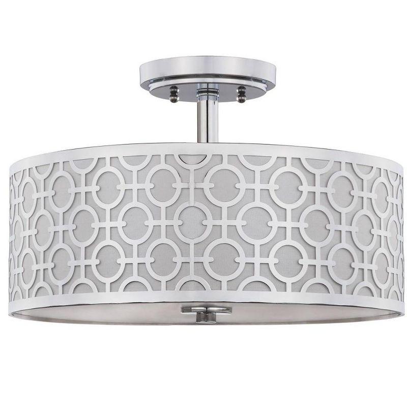 Vera Chain Link 3 Light 15.5 Inch Dia Flush Mount  - Safavieh