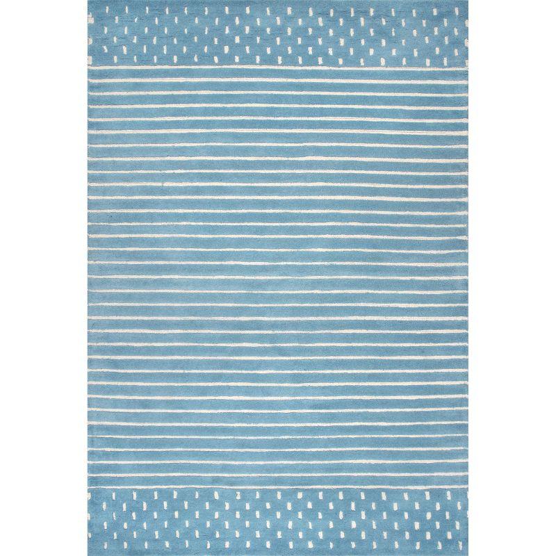 Arvin Olano x Rugs USA - Mandia Striped Wool Indoor Area Rug