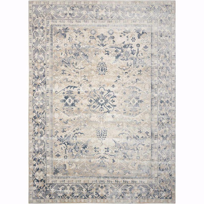 Malta Ivory Rectangular French Country Accent Rug