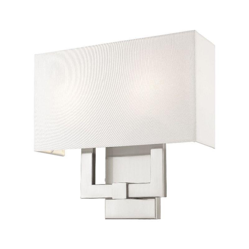 Livex Lighting Hollborn 2 - Light Wall Light in  Brushed Nickel