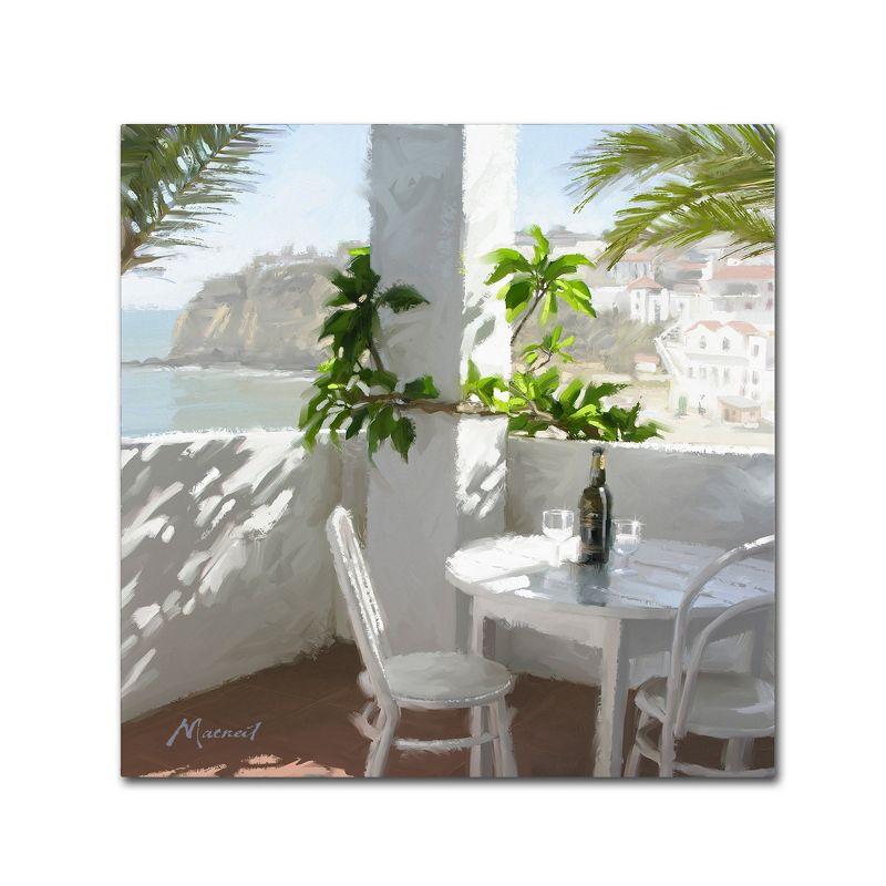 Trademark Fine Art -The Macneil Studio 'Mediterranean CafÃ©' Canvas Art