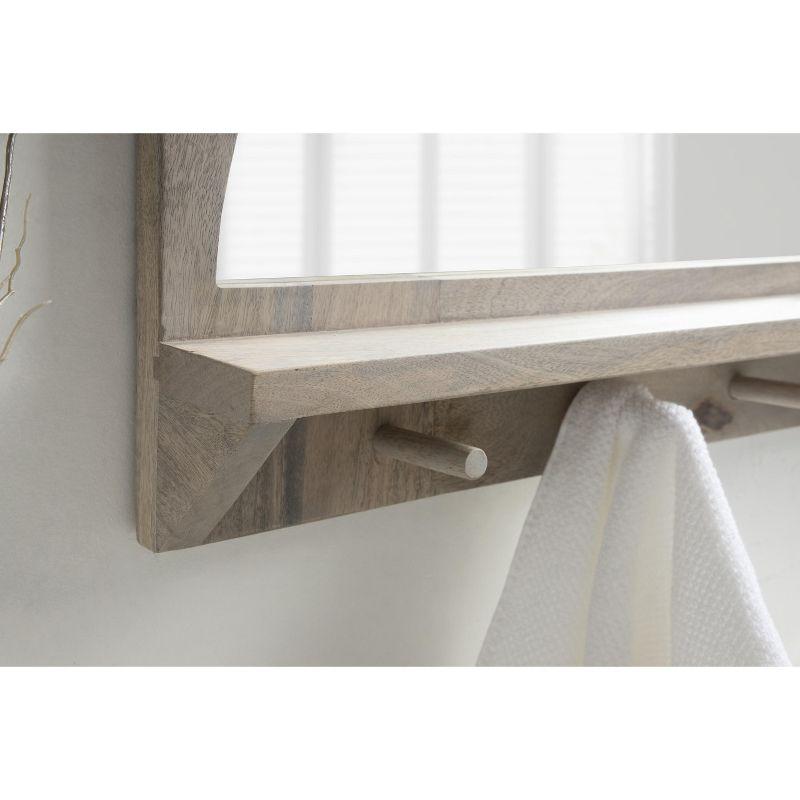 Kate and Laurel Andover Functional Mirror - White, 24x36