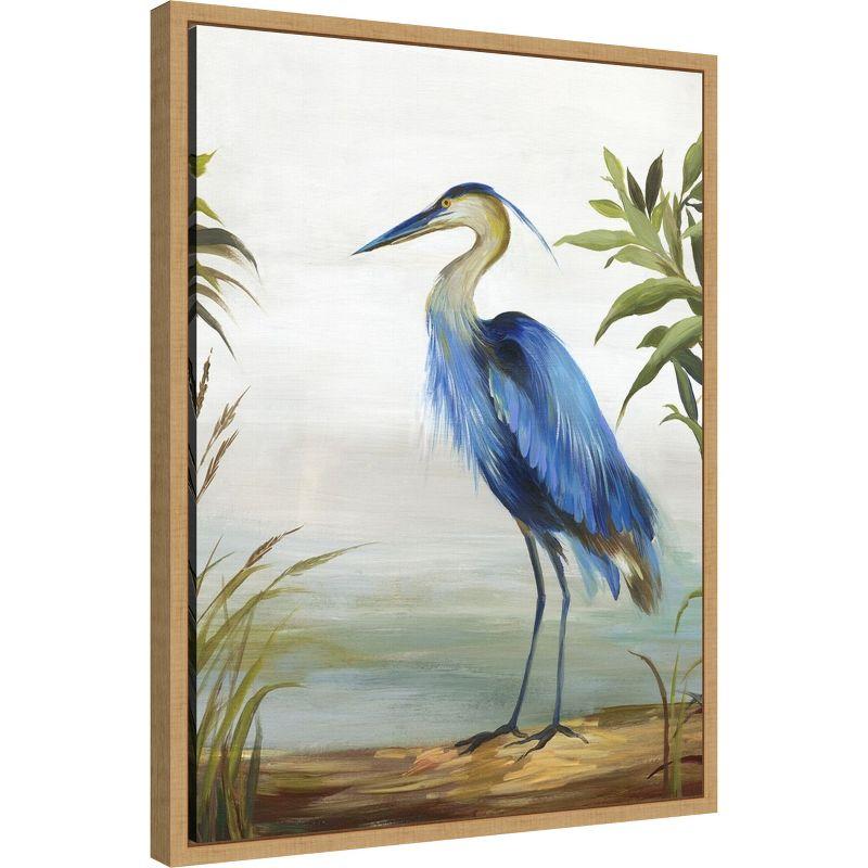 Amanti Art Blue Heron by Aimee Wilson Framed Canvas Wall Art