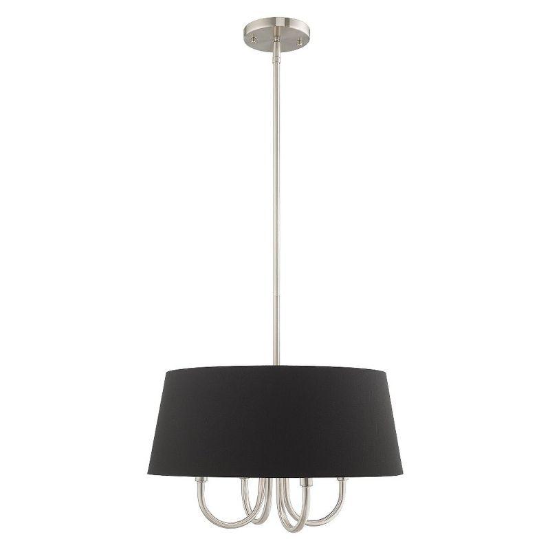 Livex Lighting Belclaire 4 - Light Chandelier in  Brushed Nickel