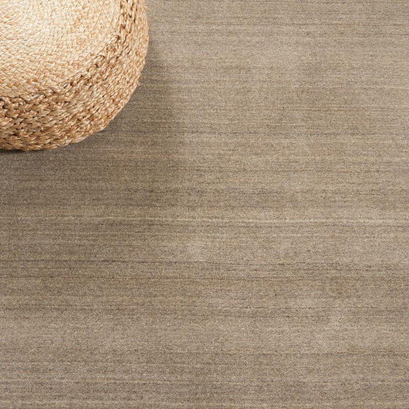 Himalaya HIM820 Handmade Area Rug - 6'x6' - Taupe - Safavieh