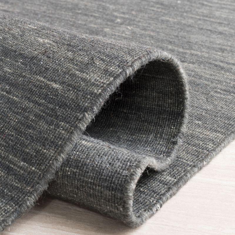 Kilim KLM850 Hand Loomed Accent Rug - Charcoal/Grey - 3'x5' - Safavieh