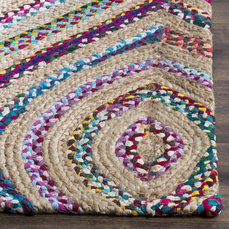 Cape Cod CAP605 Hand Woven Area Rug - Natural/Multi - 8'x10' - Safavieh.