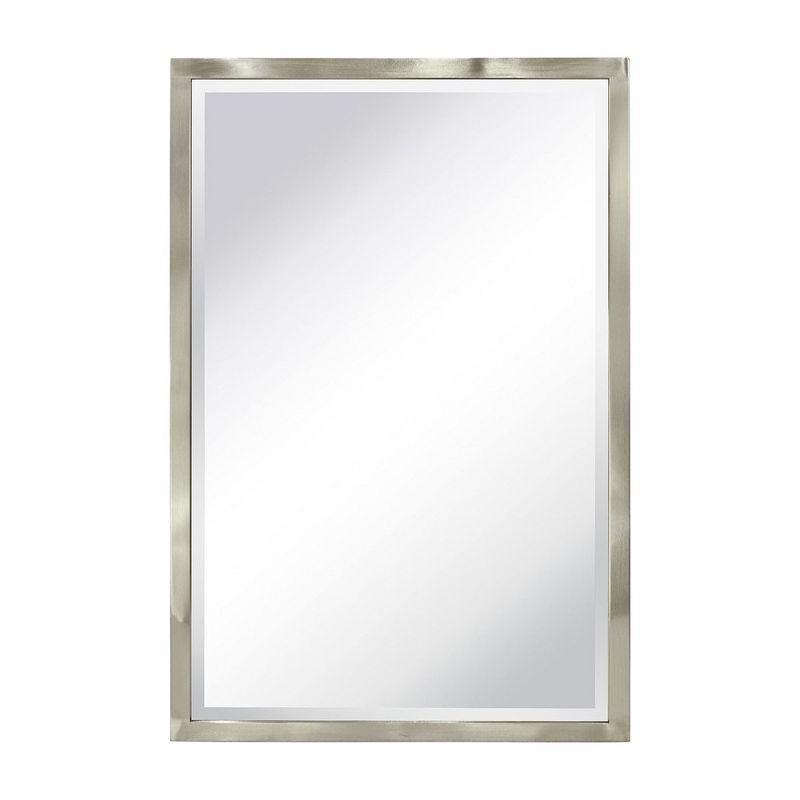 TEHOME Rectangular Metal Framed Recessed Bathroom Medicine Cabinet with Mirror