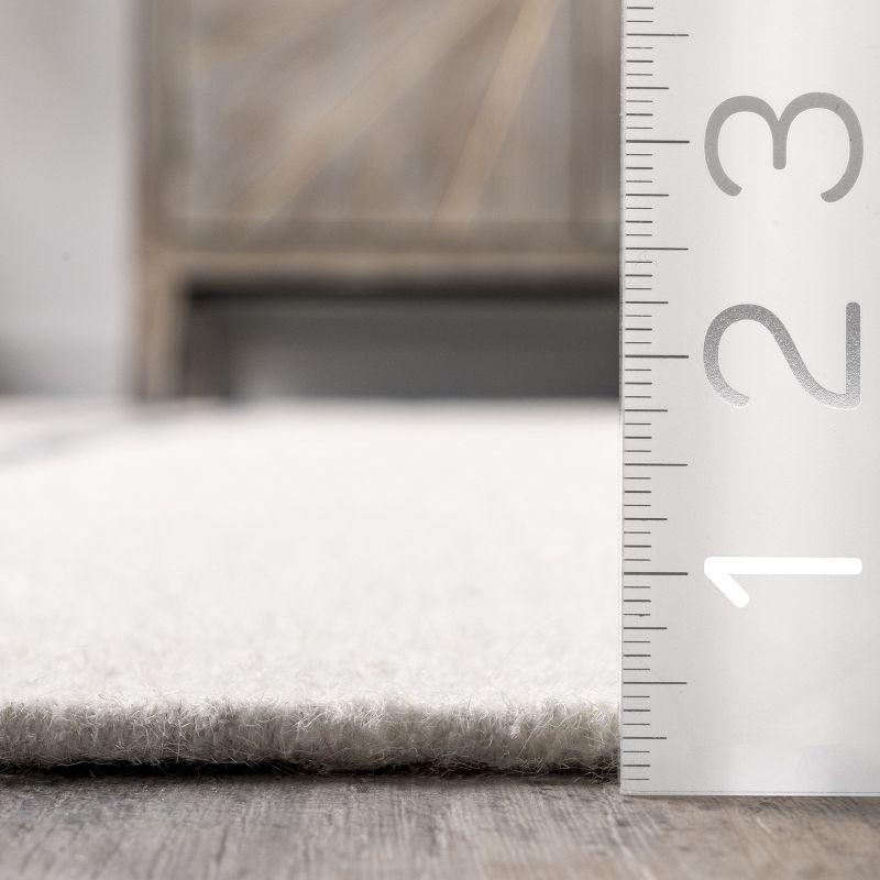 Nuloom Elowen Double Striped Wool Area Rug, Runner 2' x 8', Ivory