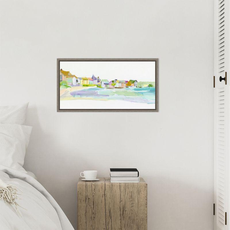 Amanti Art Bright Seaside Tranquility by Susan Pepe Canvas Wall Art Print Framed 27 x 14-in.