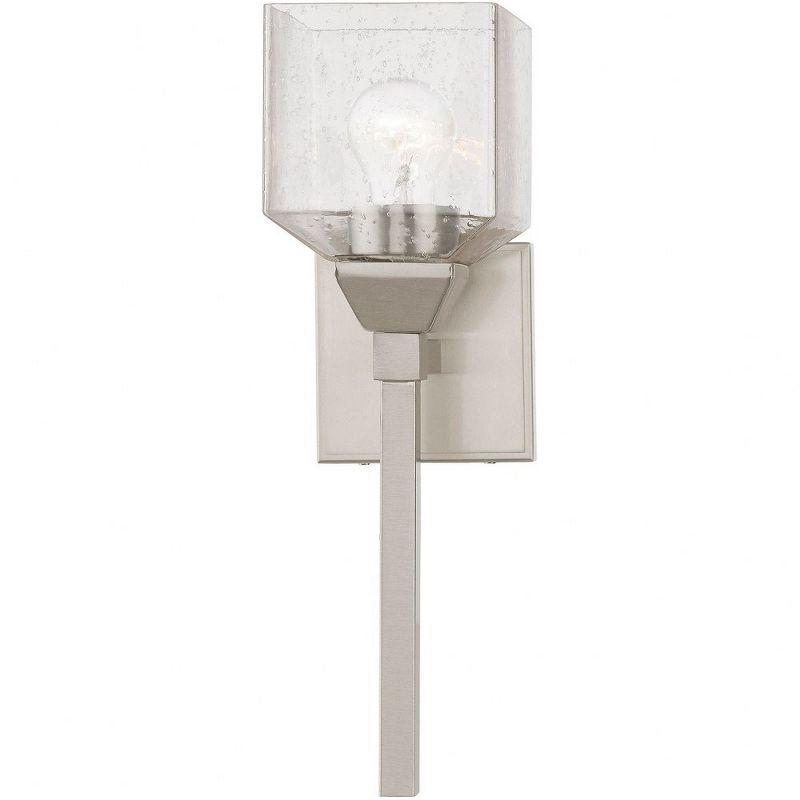 Livex Lighting Aragon 1 - Light Vanity in  Brushed Nickel