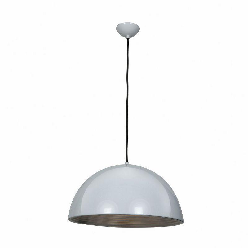 Access Lighting Astro 1 - Light Pendant in  Glossy White/Silver