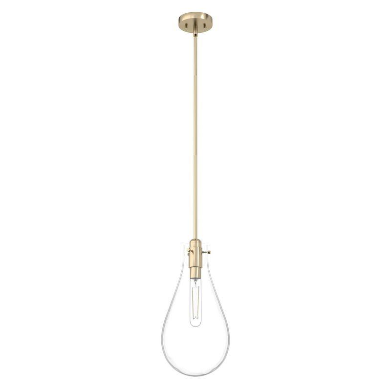 Lundin 1 - Light Single Tear Drop Pendant