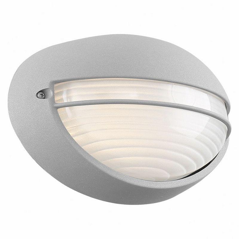 Clifton Satin Silver Dimmable LED Outdoor Wall Light