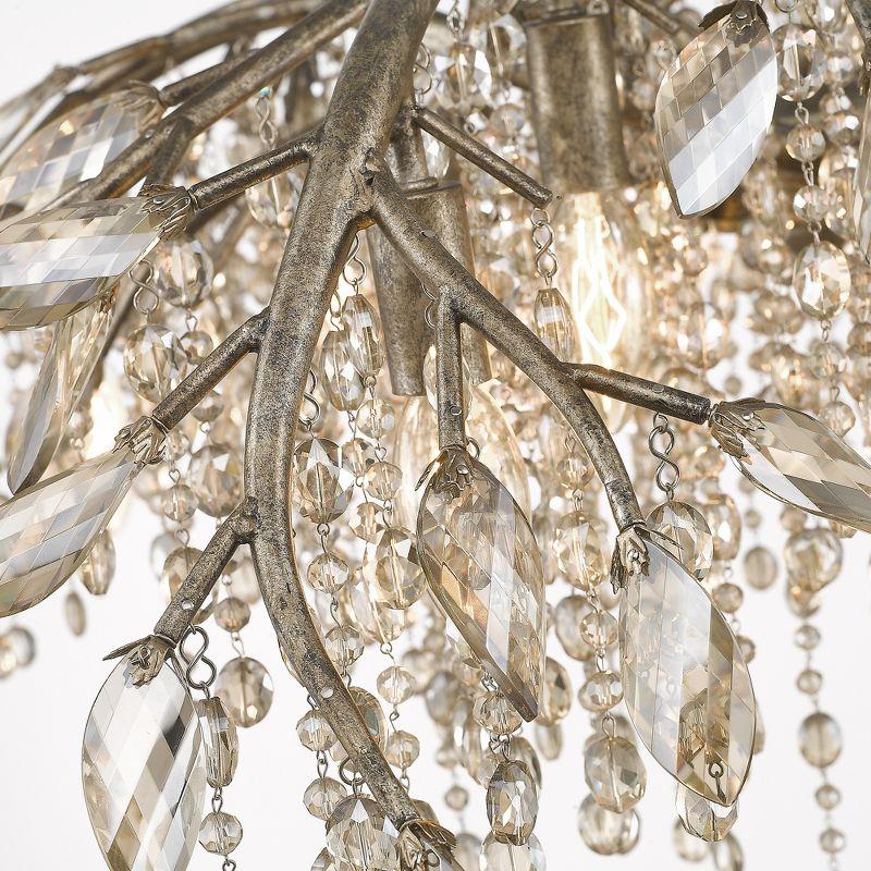 Autumn Twilight Mystic Gold 24-Light Crystal Chandelier