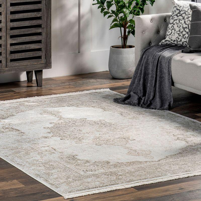 Nuloom Cantrell Faded Transitional Fringe Indoor Area Rug