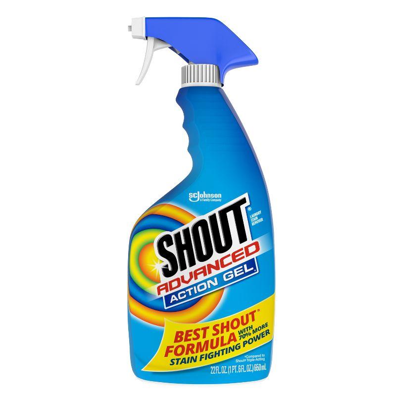 Shout Advanced Action Gel Laundry Stain Remover Spray - 22 fl oz