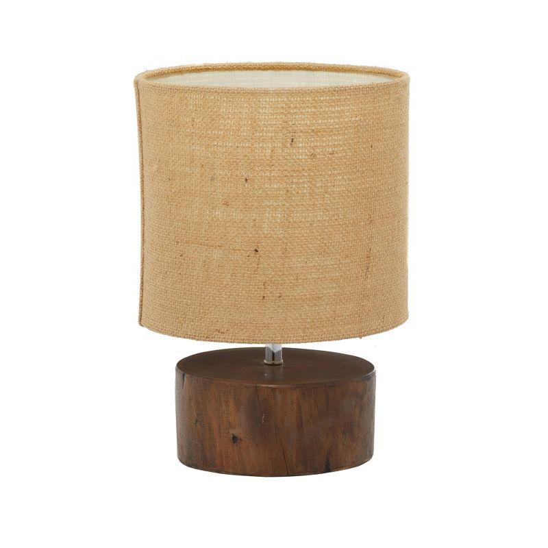 Wood Table Lamp with Shade