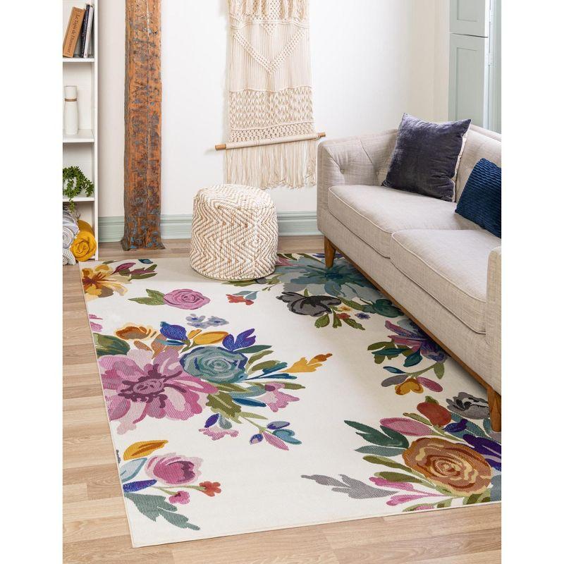 Unique Loom 10' 0 x 13' 1 Blossom Laura Area Rug