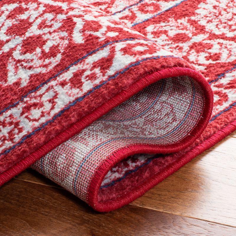 Brentwood BNT832 Power Loomed Indoor Accent Rug - Red/Ivory - 3'x5' - Safavieh