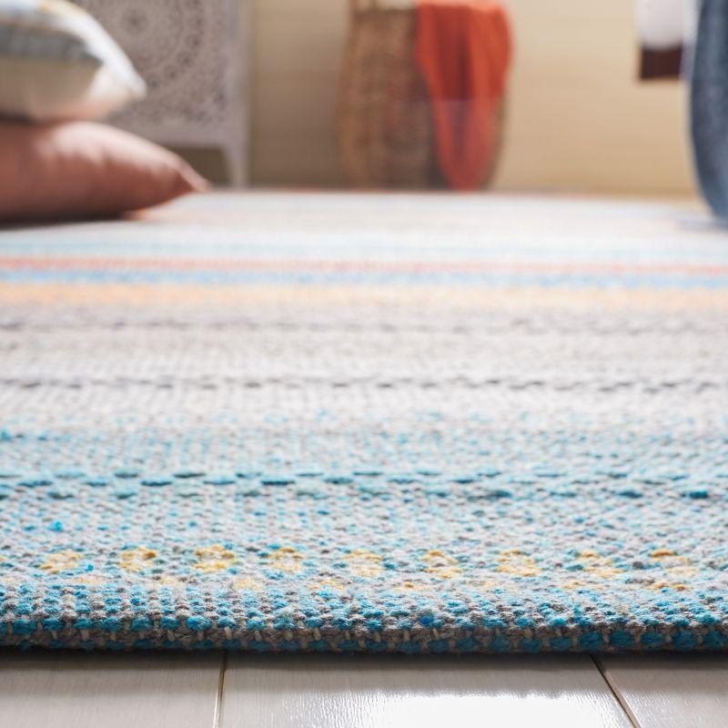 Montauk MTK851 Hand Woven Area Rug - Grey/Orange - 8'x10' - Safavieh.