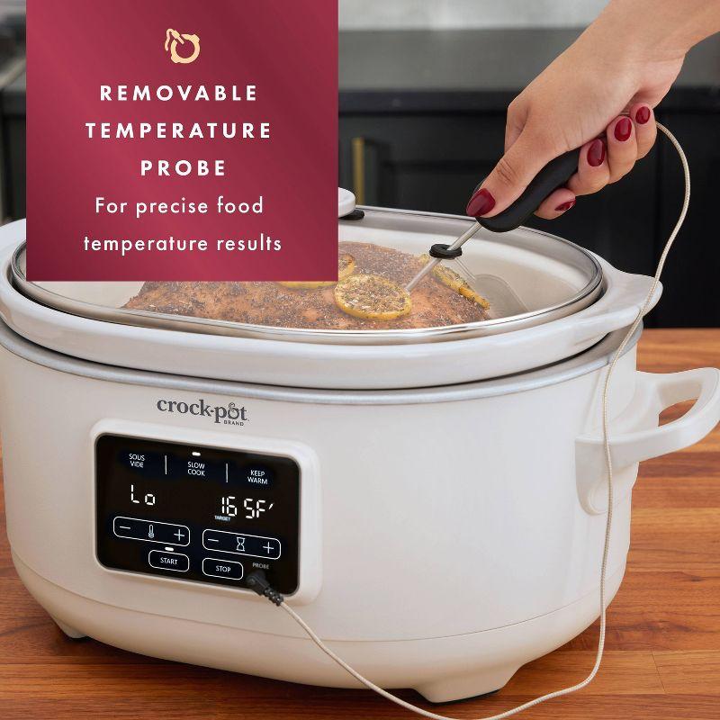 Programmable 6-Quart Slow Cooker with Digital Display and Timer