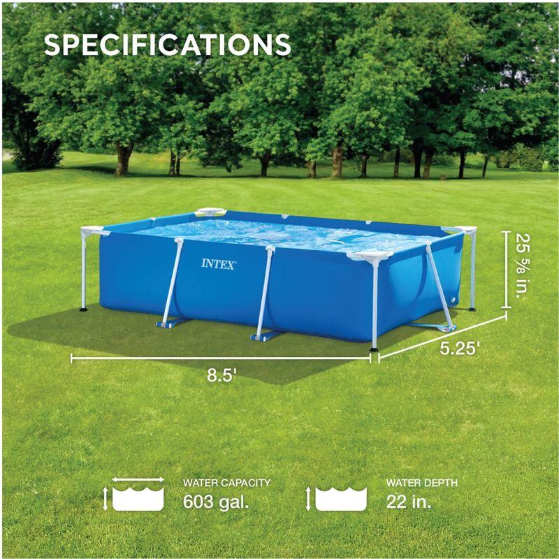 Intex New Intex Rectangular Frame Above Ground Swimming Pool