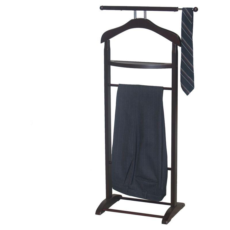 Knight Solid Wood Freestanding Valet Stand