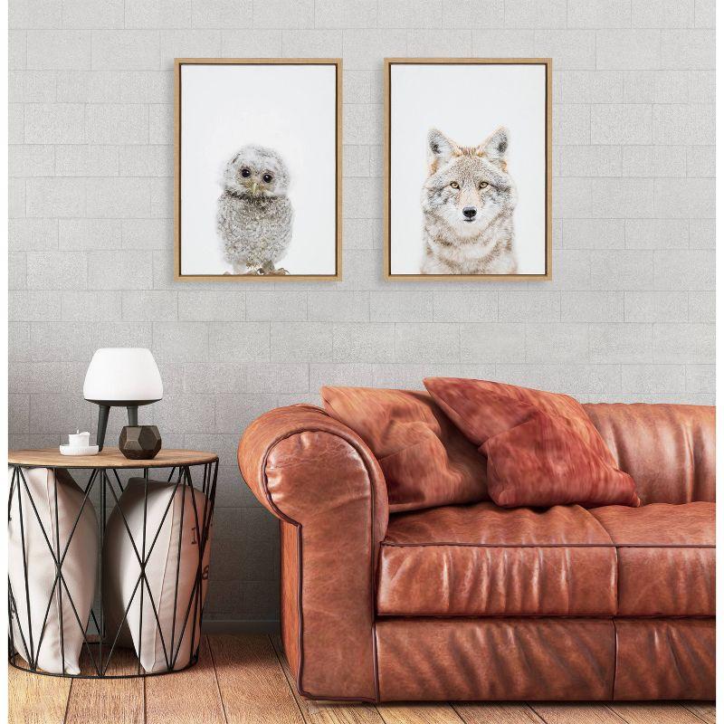 18" x 24" Sylvie Animal Studio Owl Framed Canvas by Amy Peterson Art Studio - Kate & Laurel All Things Decor