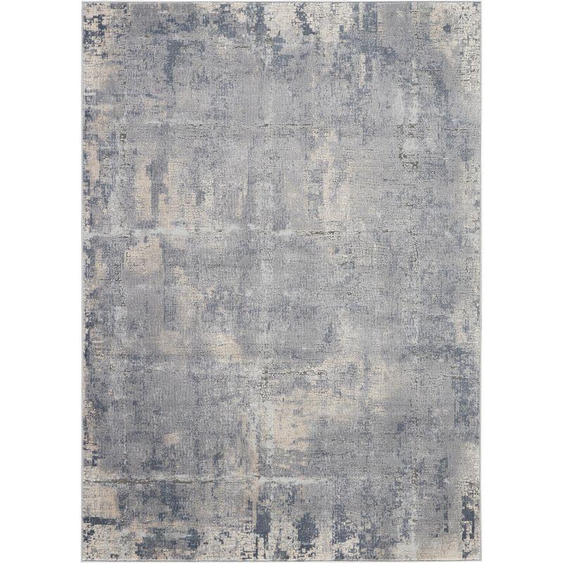 Nourison Rustic Textures Contemporary Indoor Area Rug Grey/Beige 5'3" x 7'3"
