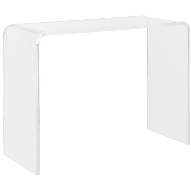 Atka Acrylic Console Table - FOX6016A - Clear - Safavieh Couture
