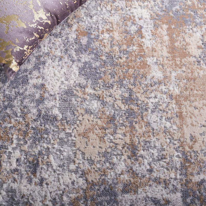 Eternal ETL208 Power Loomed Runner Rug - Grey/Beige - 2'2"x8' - Safavieh.