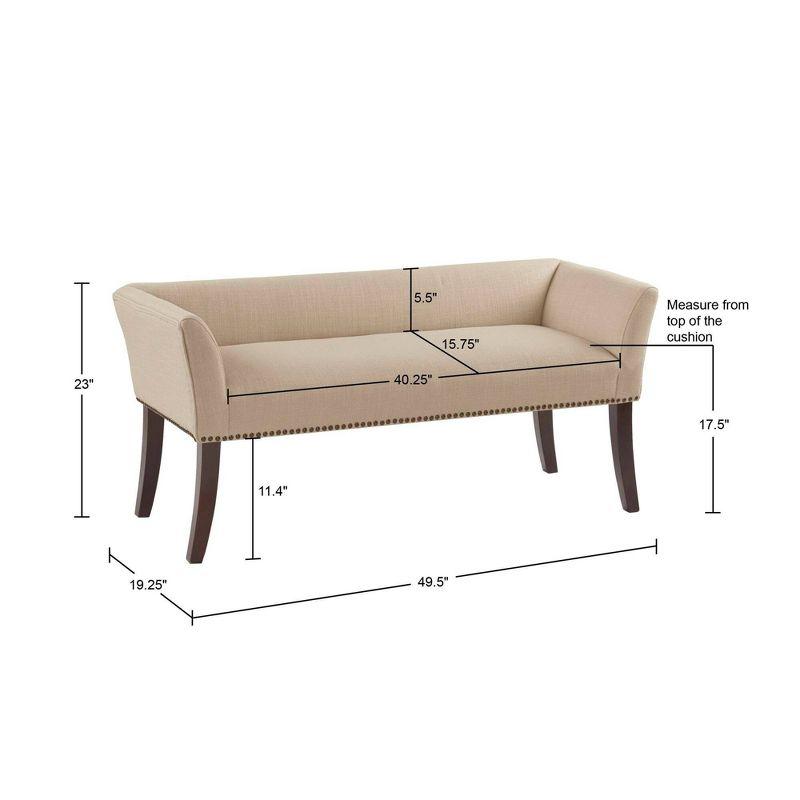 Madera Accent Bench Cream