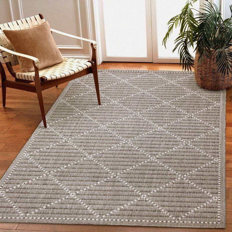 Liora Manne Malibu  Indoor/Outdoor Rug  Charcoal..