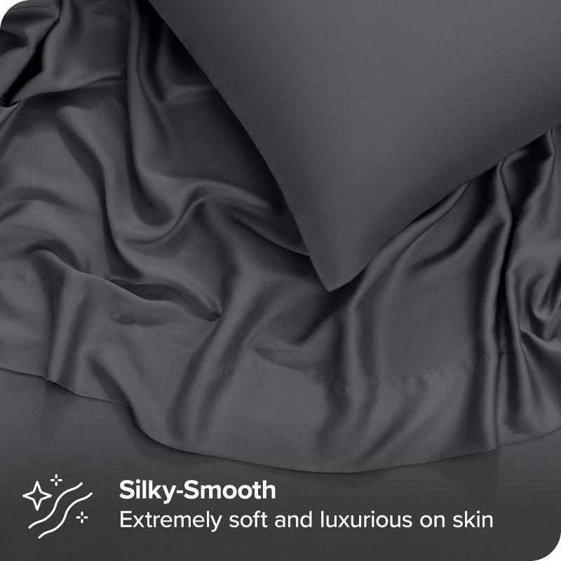 Full Forged Iron Grey TENCEL™ Lyocell Sheet Set by Bare Home