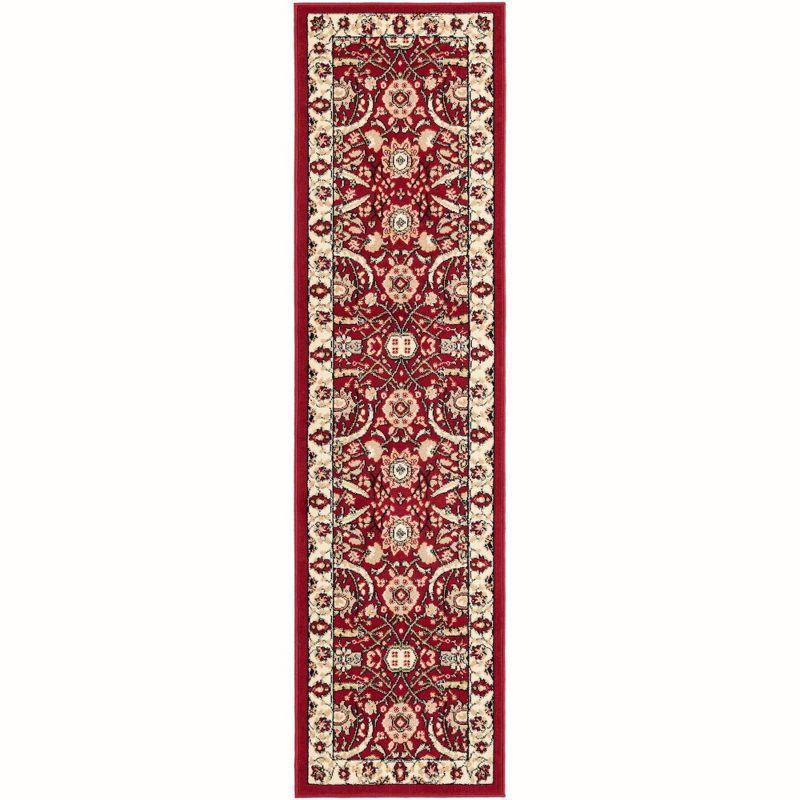 Unique Loom 2' 0 x 8' 2 Runner Red Espahan Cape Cod Area Rug