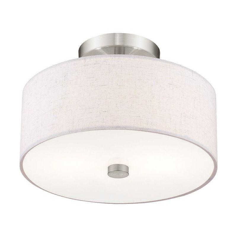 Livex Lighting Meridian 2 - Light Wall Light in  Brushed Nickel