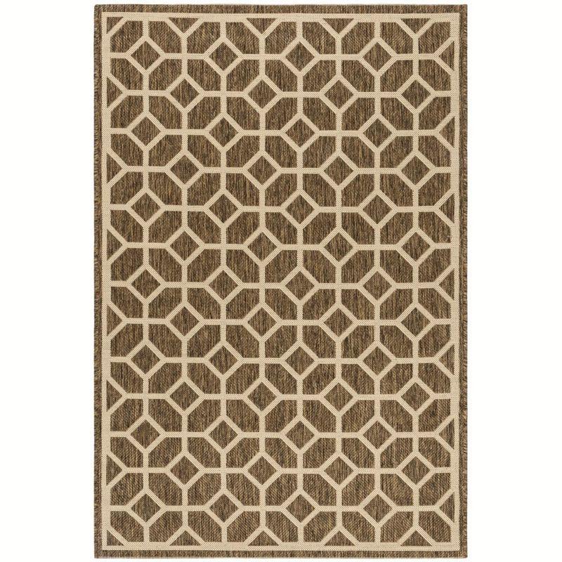 Beach House BHS127 Power Loomed Indoor/Outdoor Accent Rug - Beige/Cream - 3'x5' - Safavieh