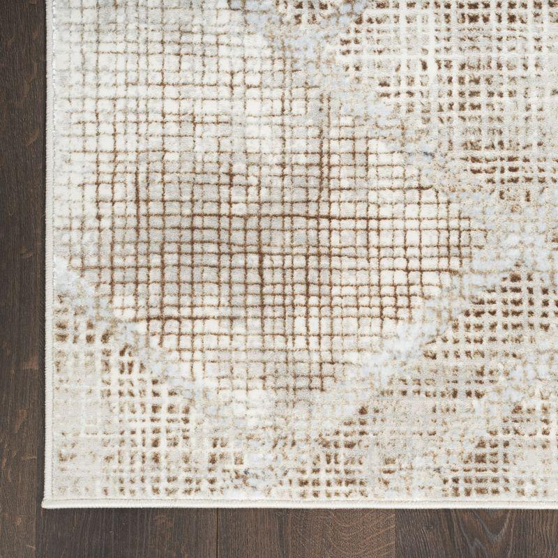 Iliana Abstract Grey/Mocha Area Rug