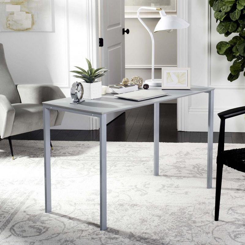 Dalit Desk - FOX2231 - Grey - Safavieh Couture
