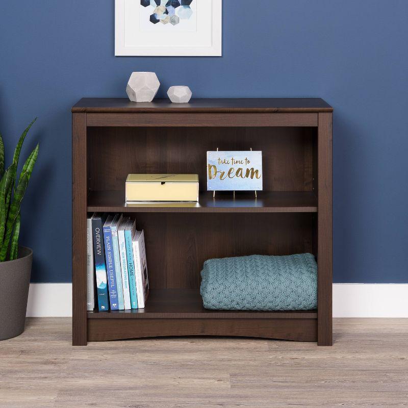 29&#34; 2 Shelf Bookcase Espresso - Prepac