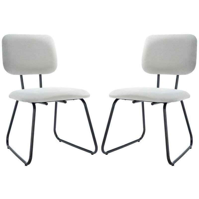 Chavelle Side Chair - ACH6205 - Set of 2 - Grey/Black - Safavieh