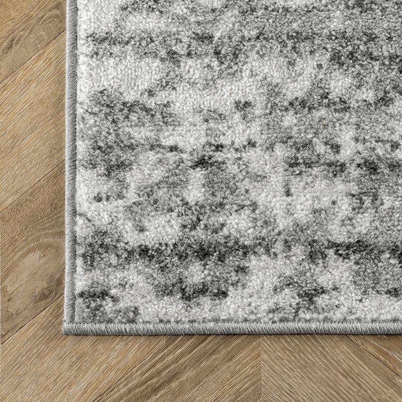 Nuloom Deedra Abstract 7x9 Indoor Area Rug for Living Room Bedroom Dining Room Kitchen, Grey/Ivory
