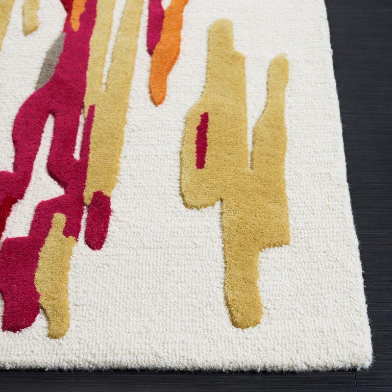 Rodeo Drive RD858 Hand Tufted Runner Rug - Ivory/Red - 2'3"x8' - Safavieh.