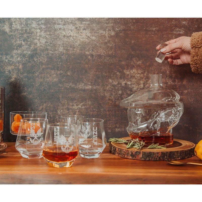 Ukonic 6 Piece Whiskey Decanter Set